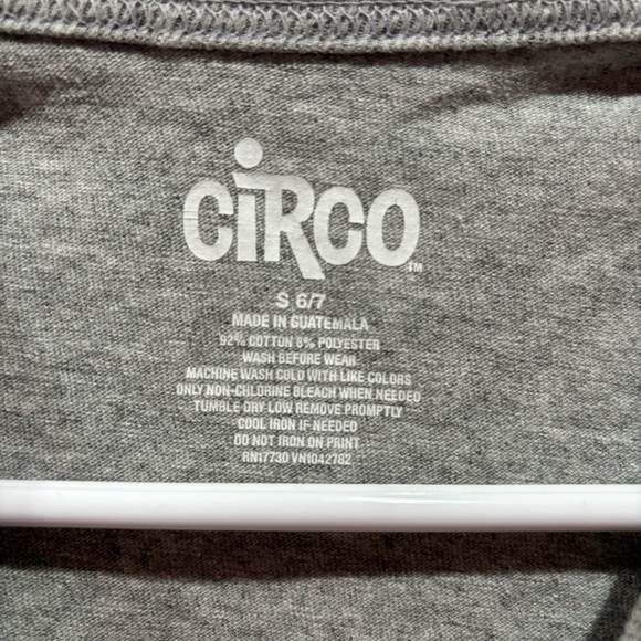 CIRCO Boy’s Summer 4th of July USA Tank Top Shirt - gray red blue, size S (6/7) - Picture 3 of 4